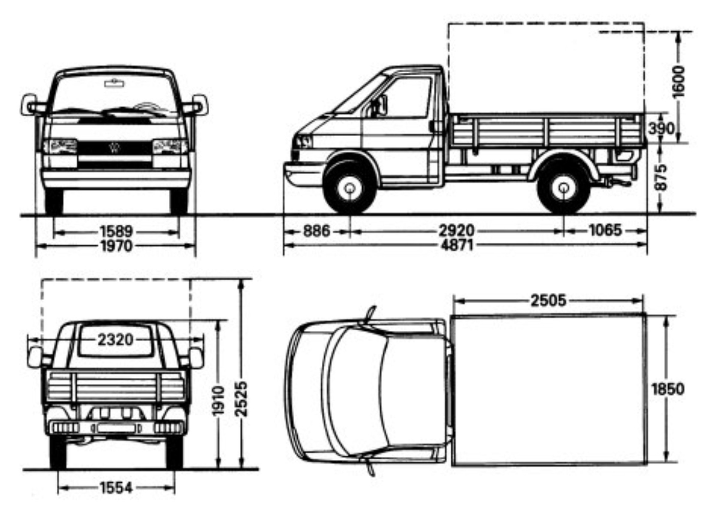 Vw T4 Breite