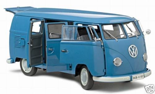 Sunstar 5061 1:12 VW T1 Bus 1957 Bully Kombi blau - Allerlei