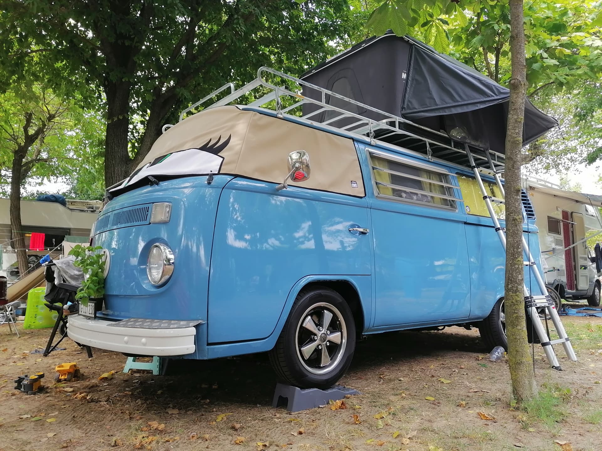 wohnwagen sonnensegel gebraucht yourGEAR Caravan Tarp 4 x 2,4 m Sonnendach inkl. Aufstellstangen UV 50+ Schutz wasserdicht 5000 mm MERACH Heimtrainer Fahrrad für classic cleanup Accessory:Seat Clamp